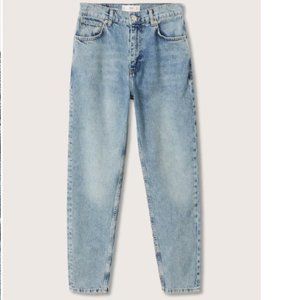Mango Size 2 High Waist Mom Jeans NWT